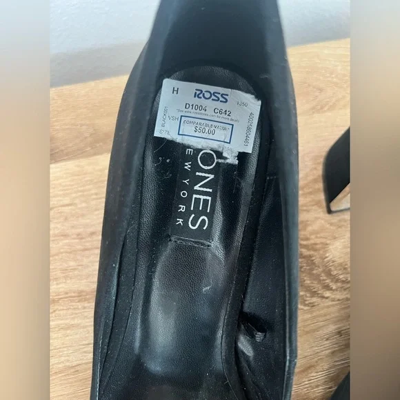 Jones New York Shoes Womens Size 8.5 Black (0537) - Picture 4 of 9